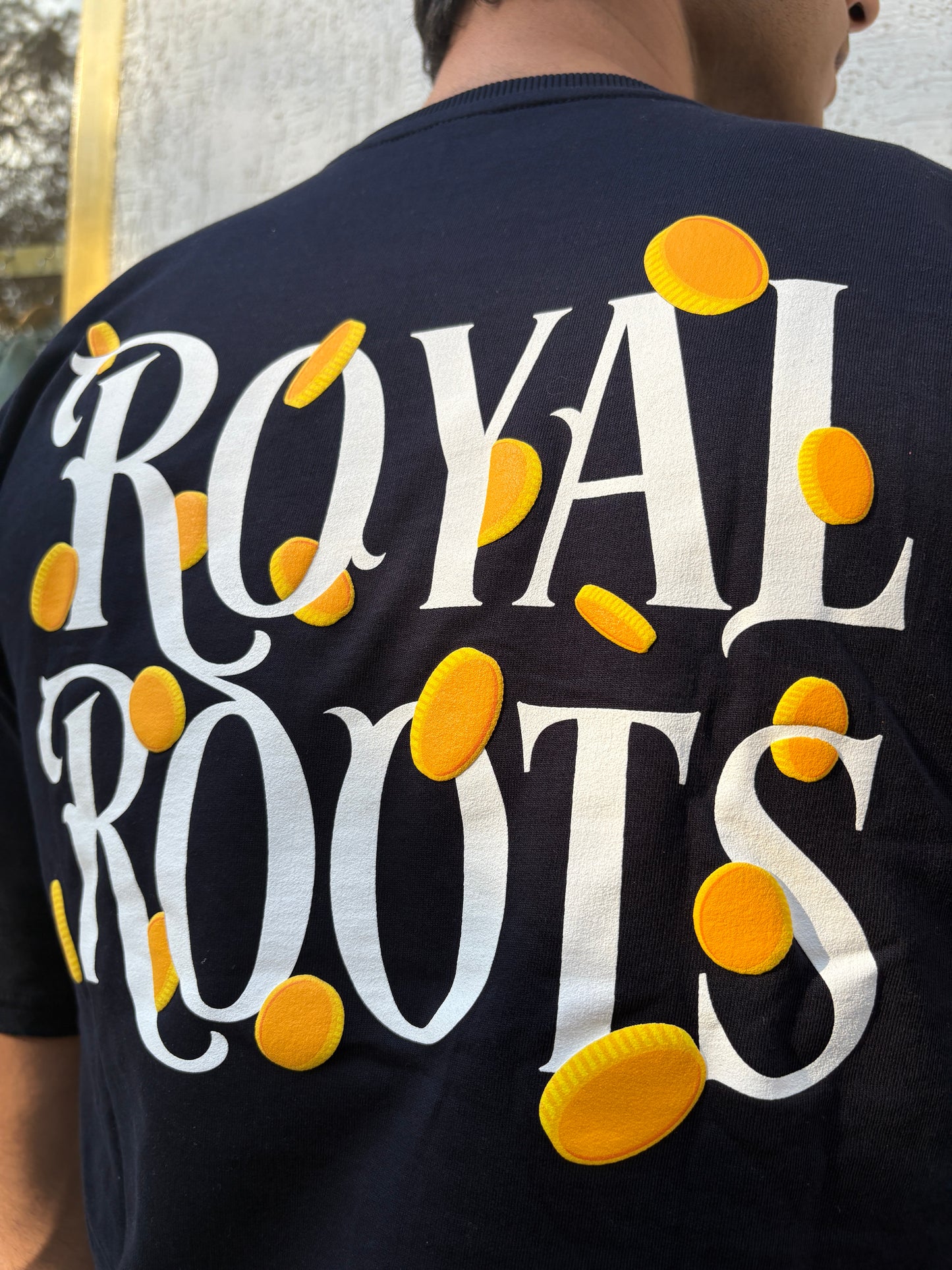 ROYAL ROOTS TEE IN DARK NAVY