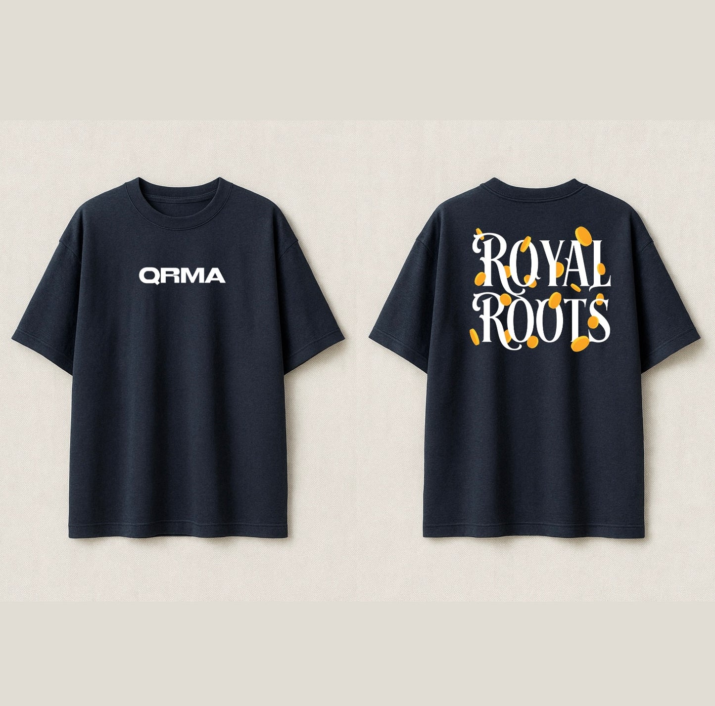 ROYAL ROOTS TEE IN DARK NAVY