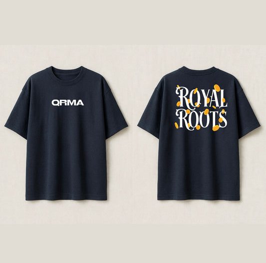 ROYAL ROOTS TEE IN DARK NAVY