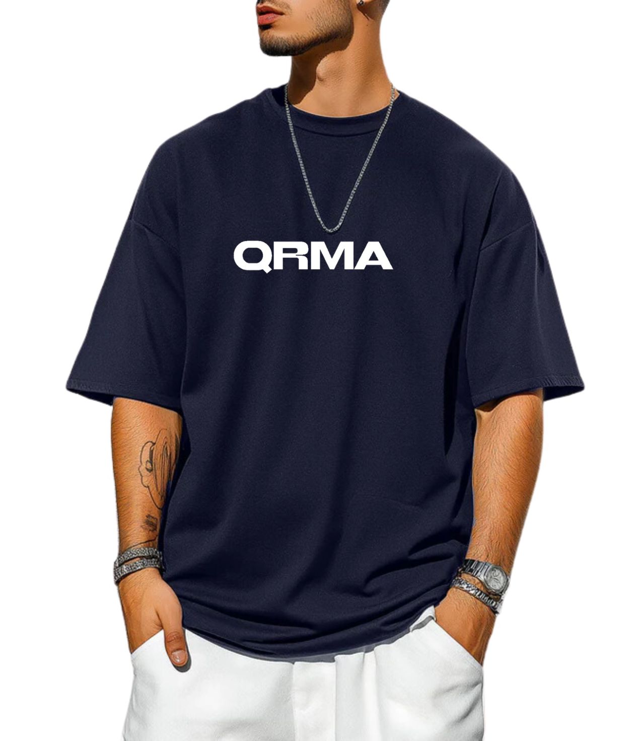ROYAL ROOTS TEE IN DARK NAVY